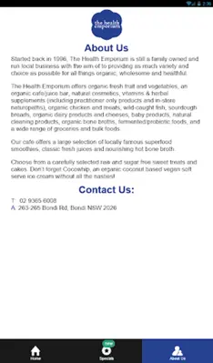 The Health Emporium android App screenshot 2